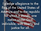 The New Pledge of Allegiance